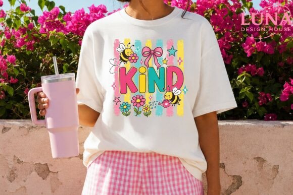 Download Bee Kind Sublimation PNG Clipart Design - Png Collection