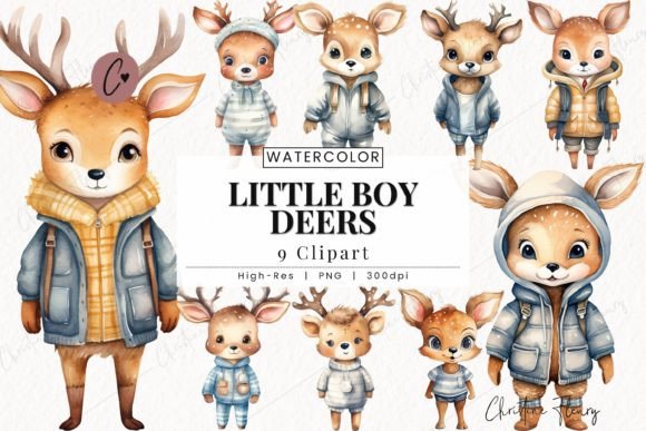 Download Little Boy Deers Clipart, Deer PNG - Png Collection
