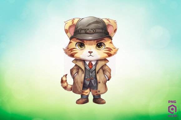 Download Detective Tiger Clipart PNG - Png Collection