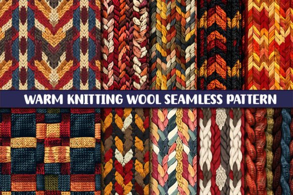 Download Warm Knitting Wool Seamless Patten - Wool Collection