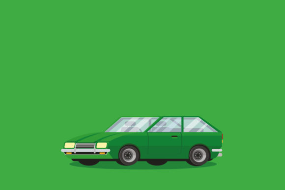 Download Old Classic Car Flat Design Cartoon - Car flat design Collection