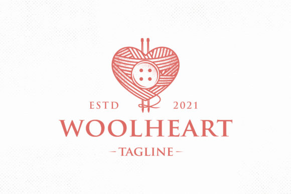 Download Wool Love Vintage Logo Template - Wool Collection