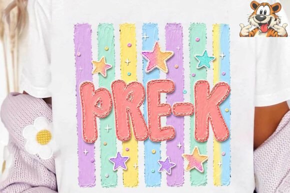 Download Pre-K Rainbow Stripes Sublimation PNG - Png Collection