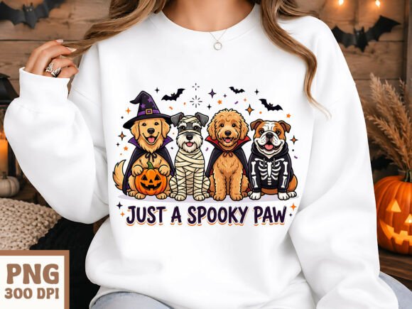 Download Just a Spooky Paw Halloween Dogs PNG - Png Collection