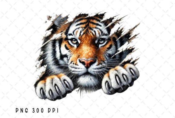 Download Tiger Face Watercolor Tigers Scratch PNG - Png Collection