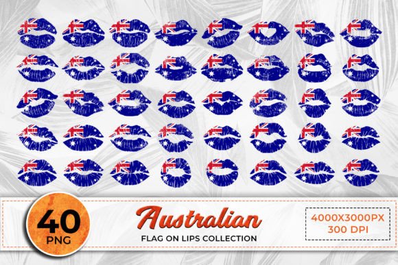 Download Australia Flag on Lips Collection - Premium Resources