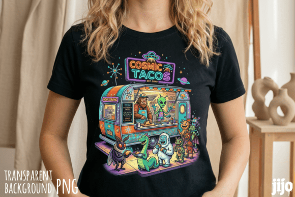 Download Cosmic Tacos Alien Bigfoot PNG - Png Collection