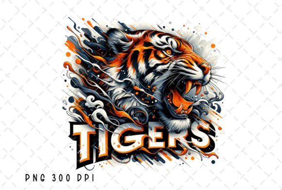 Download Tiger Head Logo Tigers Sublimation PNG - Png Collection