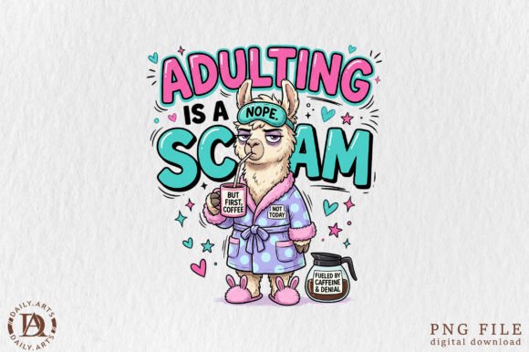 Download Coffee Llama PNG, Scam Quote PNG - Png Collection