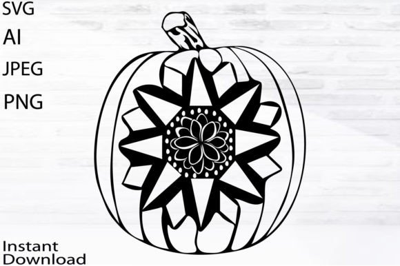 Download Pumpkin Mandala Svg/Png/Jpg/Ai/Pumpkin - Png Collection