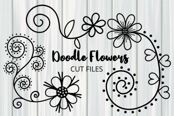 Download Hand Drawn Doodle Daisy Flower Cut Files - Files Collection
