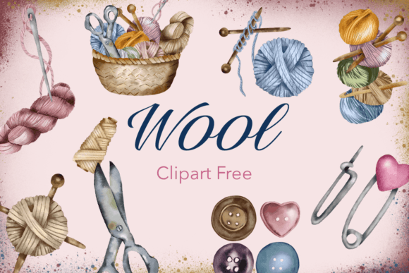 Download Wool Clipart Free - Wool Collection